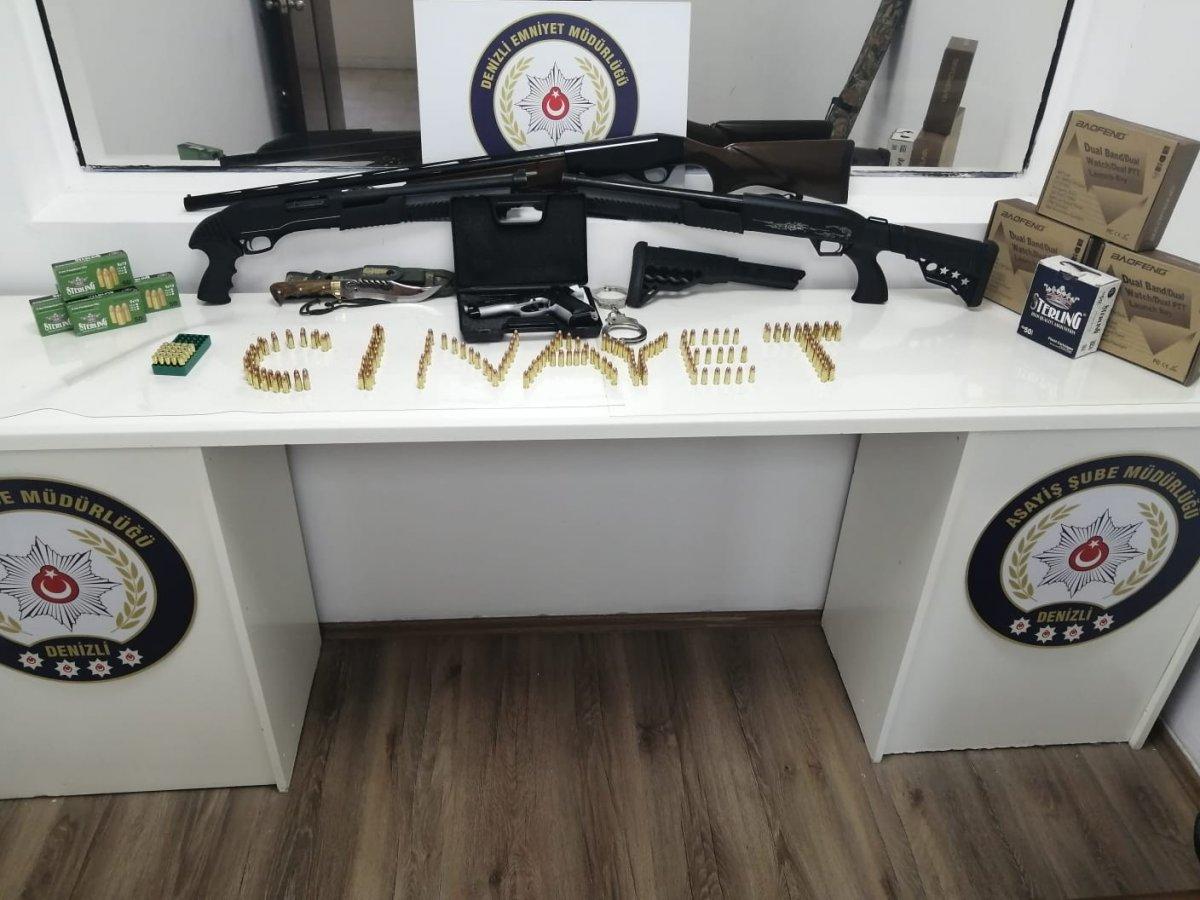 Denizli’de işledikleri suçları kaydeden 7 şüpheli yakalandı