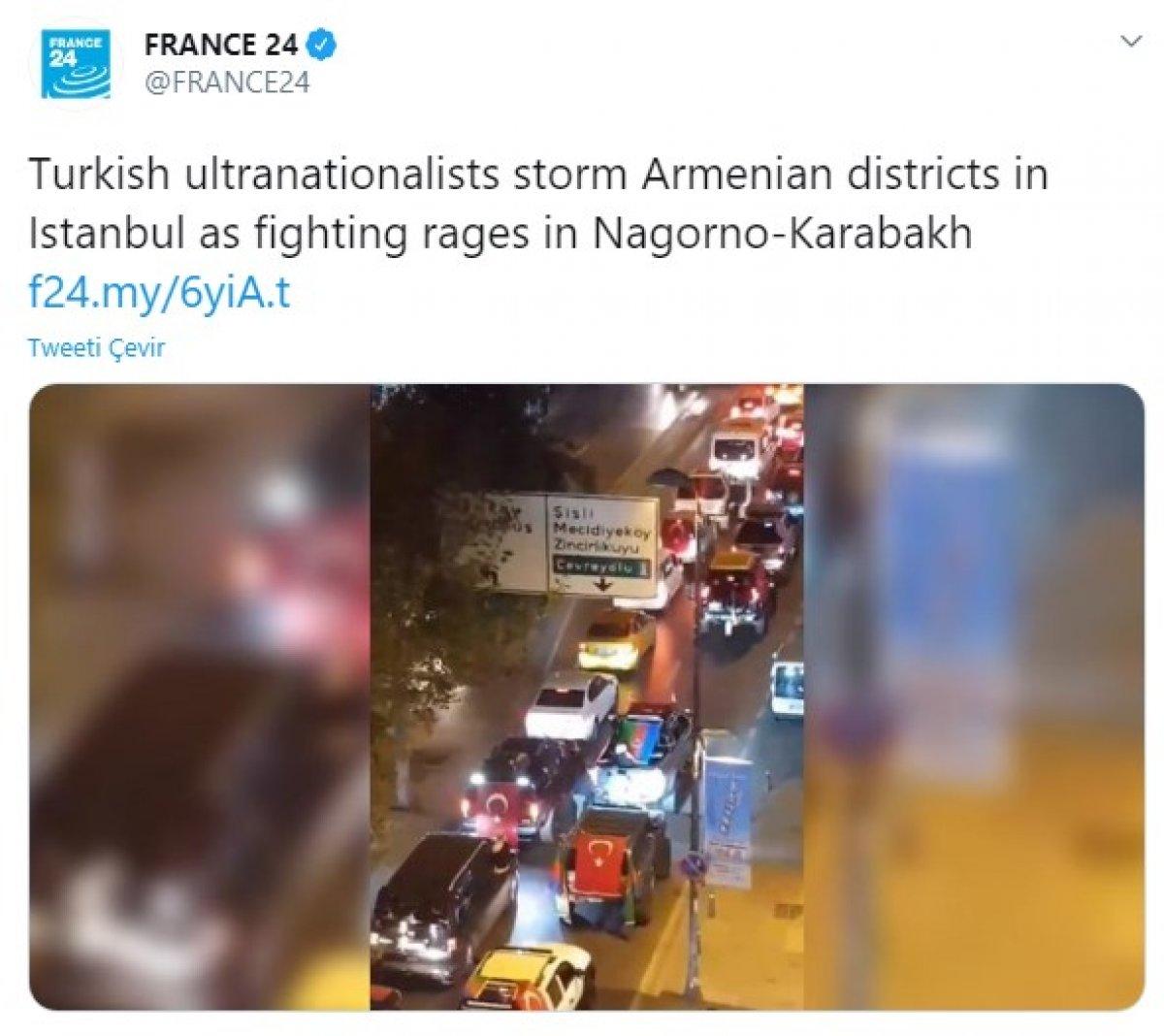 France 24 Türkiye ile ilgili yalan haber paylaştı