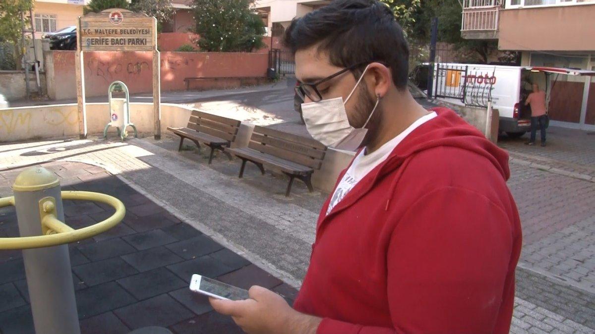 Maltepe'de telefon hattı alan gencin başına gelmeyen kalmadı