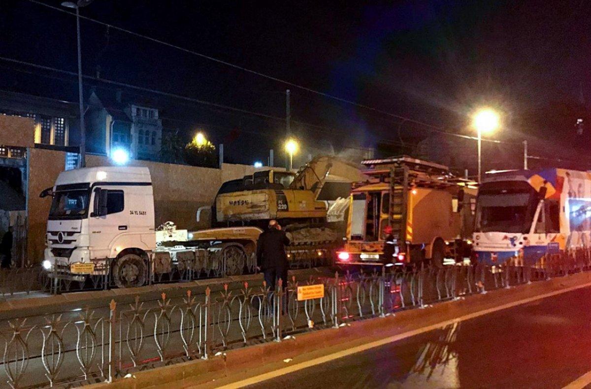 İstanbul'da tramvay seferleri durdu