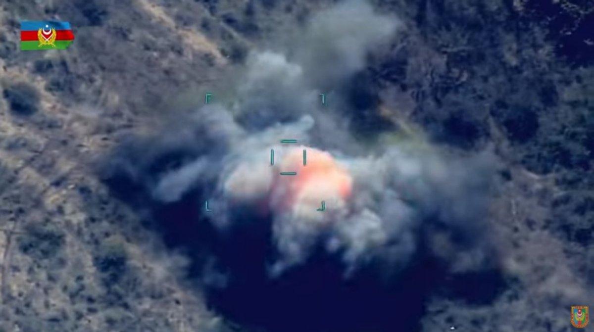 Ermenistan zırhlılarını ağaç kamuflajlar koruyamadı