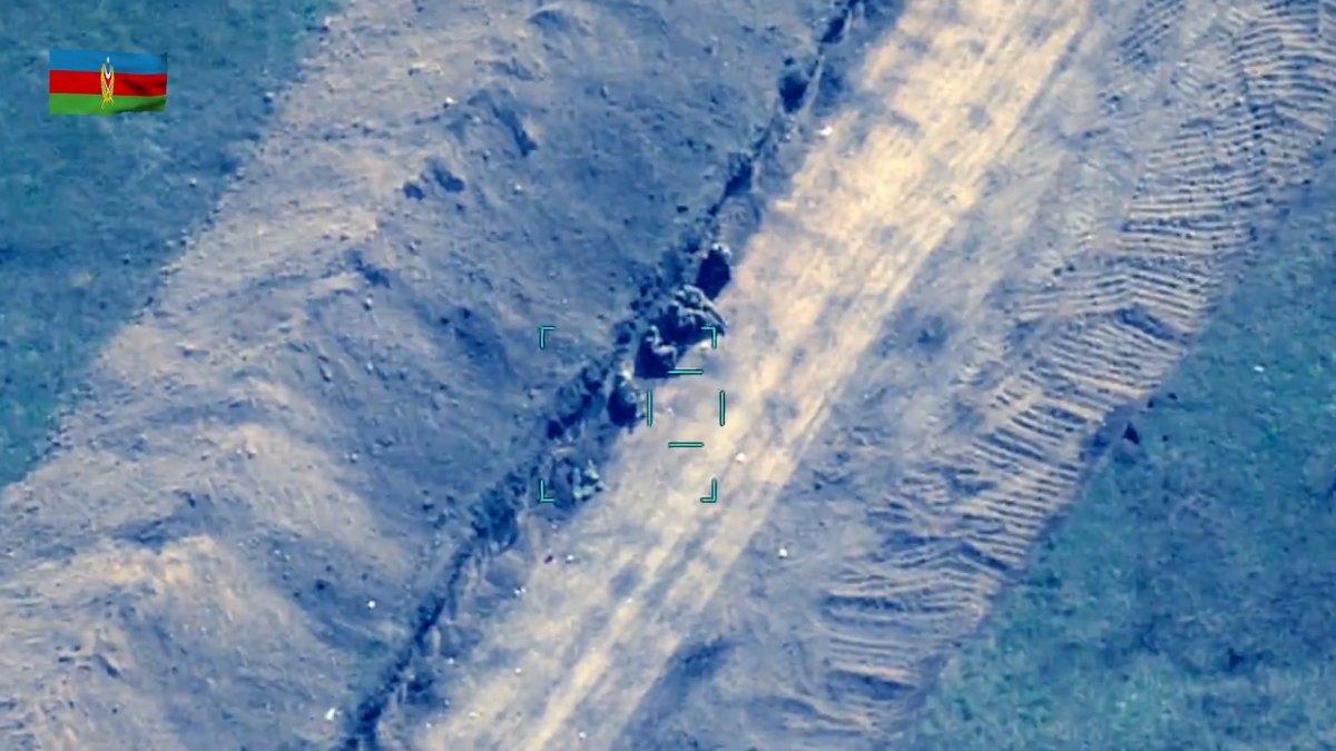 Azerbaycan SİHA’ları Ermeni hedeflerini vurdu