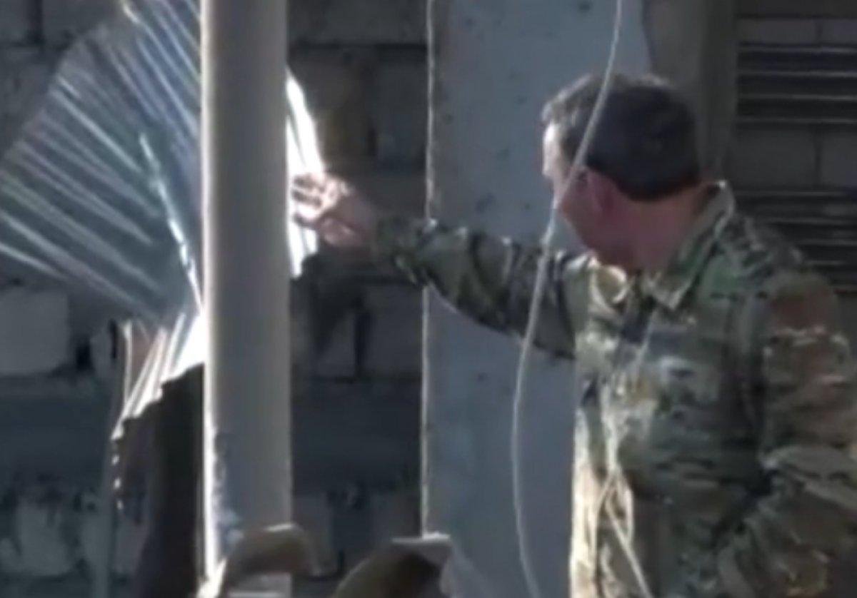 Gence'de füze düşen yerde inceleme