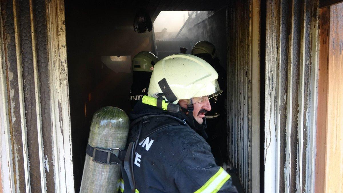 Samsun'da bağ evinde yangın çıktı