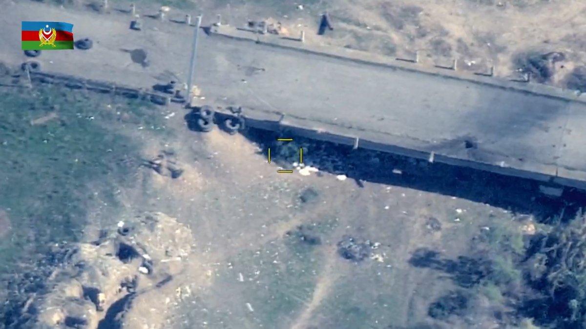 Azerbaycan SİHA’ları Ermeni hedeflerini vurdu