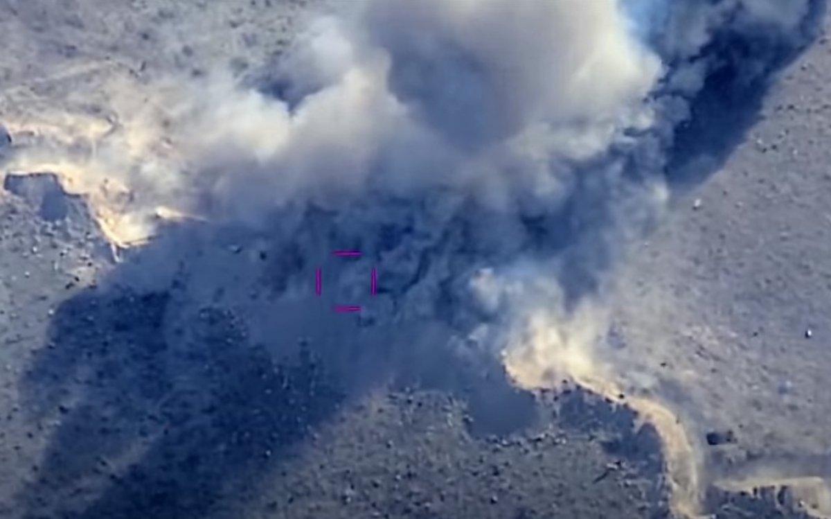 Azerbaycan'ın SİHA'larla havaya uçurduğu Ermeni askerleri