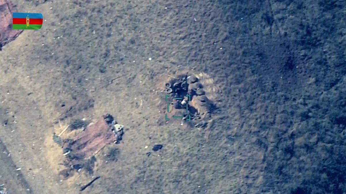 Azerbaycan SİHA’ları Ermeni hedeflerini vurdu