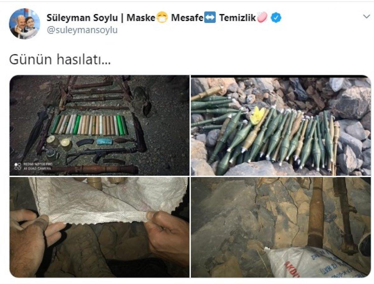 Süleyman Soylu: Günün hasılatı