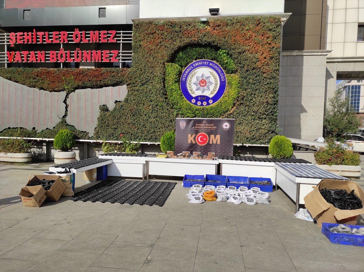 İstanbul'da kaçak silah imalathanesine baskın: 3 gözaltı