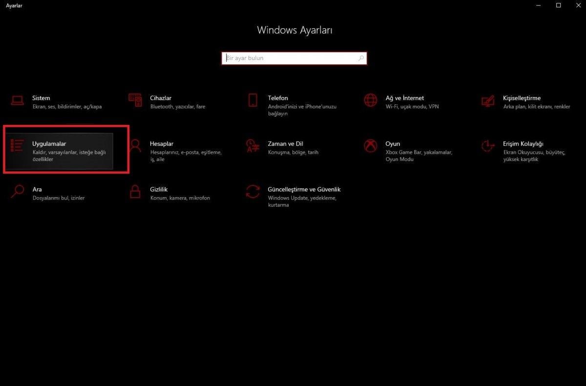 windows 10 hdr açma