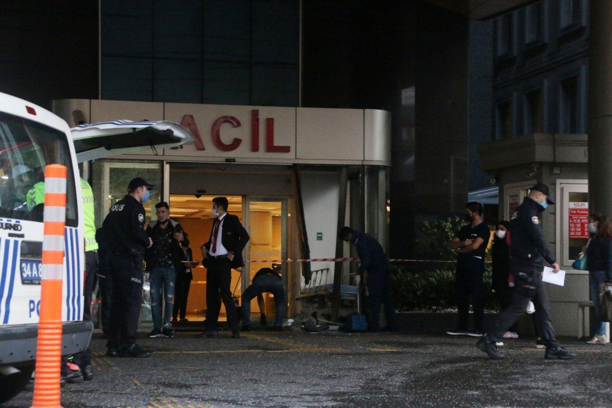 Şişli’de fren yerine gaza basan kadın sürücü acile girdi