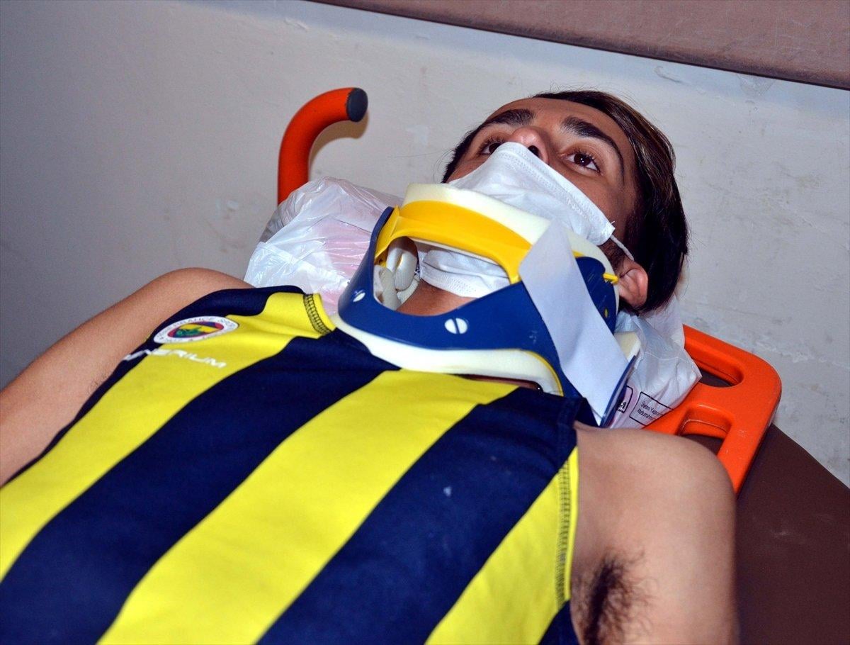 Muş'ta milli atlet İbrahim Karateker'e otomobil çarptı