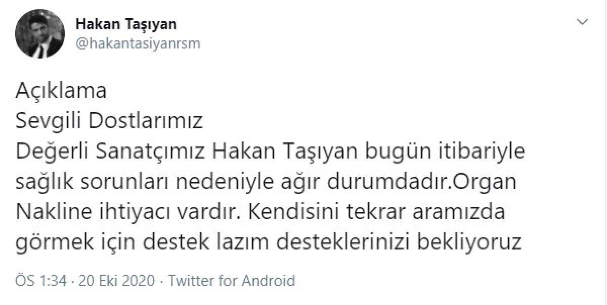 1 ColumnEnSonHaber.comEditör Cengiz Özcan       Çıkış yap Siteye git » AnasayfaAnasayfayı GüncelleCache YönetimiBildirimlerOnaysız Biyografi (6) Haberler  Haber Ekle  Tartışma (0)  Tartışma Yorumlar (0)  Tartışma Cevaplar (0)  Yorumlar (339)  Cevaplar (90)  Dosya Yükle  Genel Bilgi  Haberler Haberler Ajans Haberleri - YENI Fotoğraf Bul * ESHPICS Foto Yükle Arşiv Haberleri Listele Yeni Haber Ekle Etiketler Meydan Tartışmalar Gazeteler Gazeteler Gazete Ekle Foto Galeri Galeriler Galeri Ekle Kategoriler Kategori Ekle Extra Canlı TV Nefisyemek.com Banner Ana Sayfa Reklam Kodu Yeni Haber Ekle  Haber Yeri :  Normal    Manşet    Manşet 2    Manşet Altı    Sür Manşet    Dikey   Kategori :  Magazin Haber Kaynağı :  Haber Merkezi Detay Resim:   kok/2020/10/20/hakan-tasiyan_5940.jpg   Yeni Ekle Yeni Ekle (KIRP) Haberin Tarihi :  20   10   2020   15   54 Başlık : (Renklendir)  Organ nakli bekleyen Hakan Taşıyan'ın durumu ağırlaştı 56 karakter kaldı Görünen Başlık :  60 karakter kaldı Spot (Ön Özeti):  Arabesk müziğinin sevilen ismi Hakan Taşıyan, ciddi sağlık sorunları yaşıyor. 123 karakter kaldı Haber İçerik :  Styles Paragraph  Path: p Haber Etiketleri :  Arabesk, Hakan Taşıyan, organ nakli, karaciğer, GATA,  Haydarpaşa Sultan Abdülhamid Eğitim ve Araştırma Hastanesi, Taner Solak, Hakan Yılmaz,  Etiketleri virgül kullanarak ayırın. Örnek: seçim, oy sandığı, mitingler, çağlayan meydanı Anasayfada çıksın mı  Evet   Sıra:  1    Yorumlansın mı?  Evet    Hayır Haber yayında mı ?  Evet    Hayır URL Haber :  Sosyal medyada paylaş  Evet Widgetlerde gözükmesin  Evet İlginizi Çekebilir ( Reklam Alanı )  Evet Haberler Advertorial ( Reklam Alanı )  Evet  © 2010 EnSonHaber.com, Tüm hakları saklıdır ®ensonhaber.com Insert/edit image