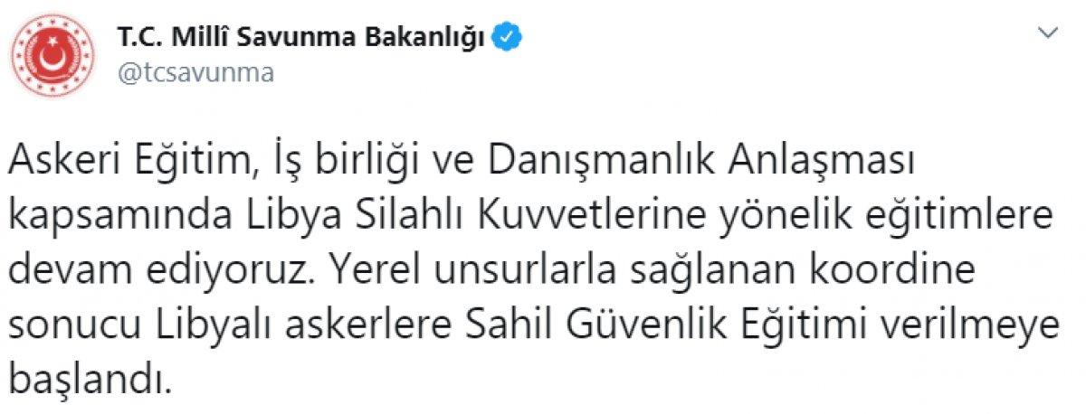 Libyalı askerlere sahil güvenlik eğitimi