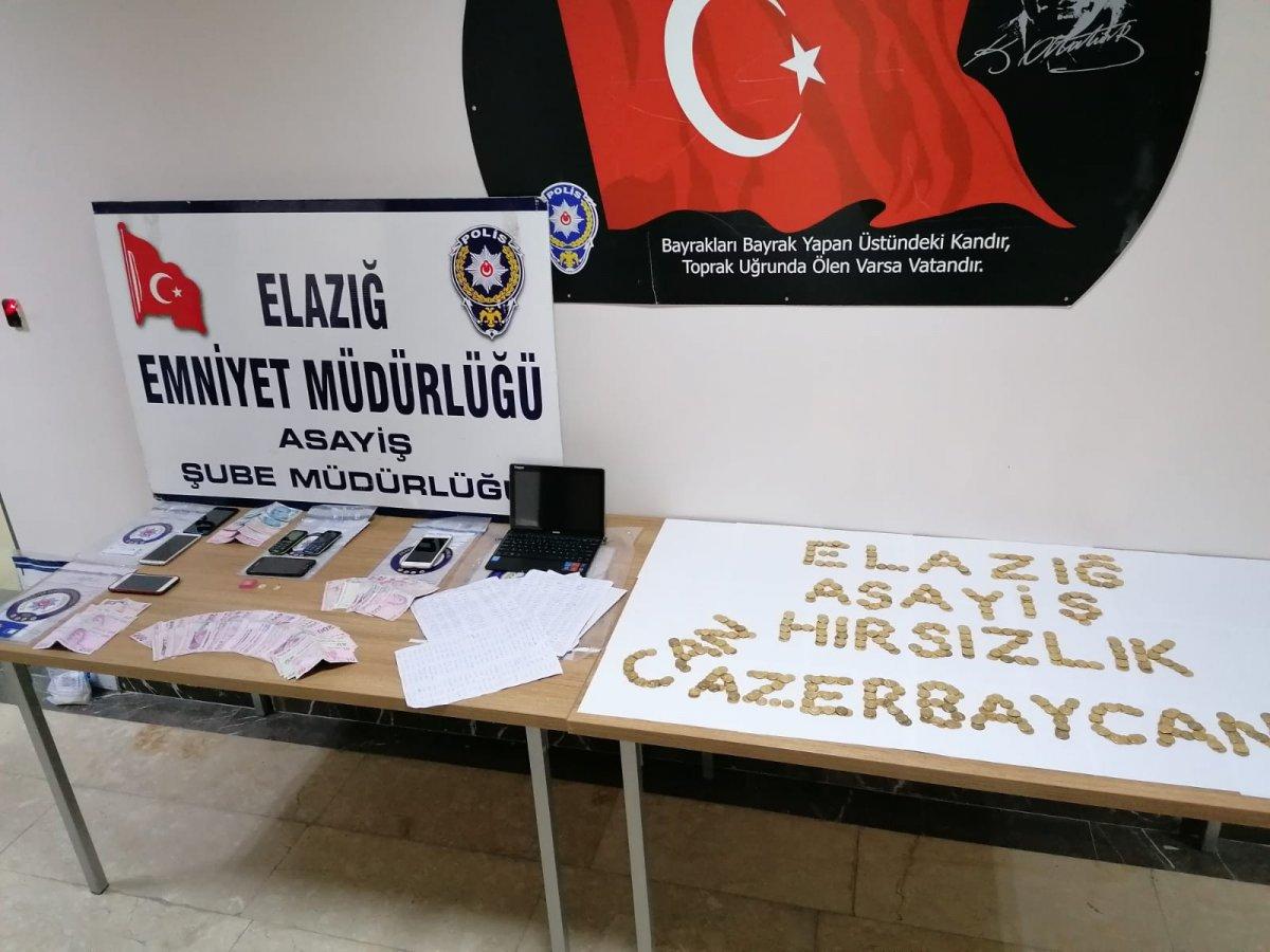 Elazığ'da sahte altın dolandırıcılığı