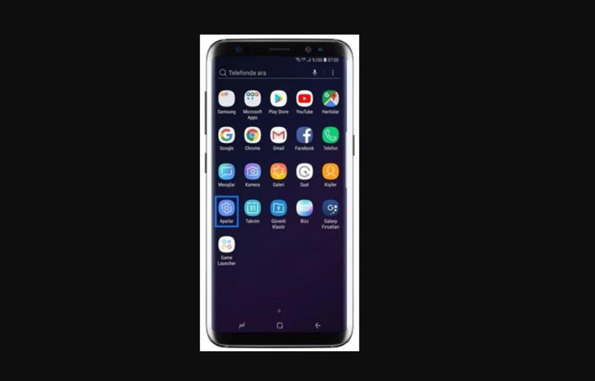 samsung mavi ışık filtresi