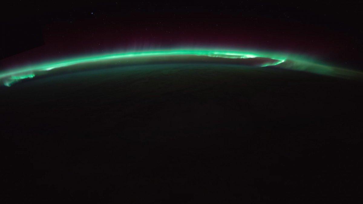 Kutup ışıkları uzay