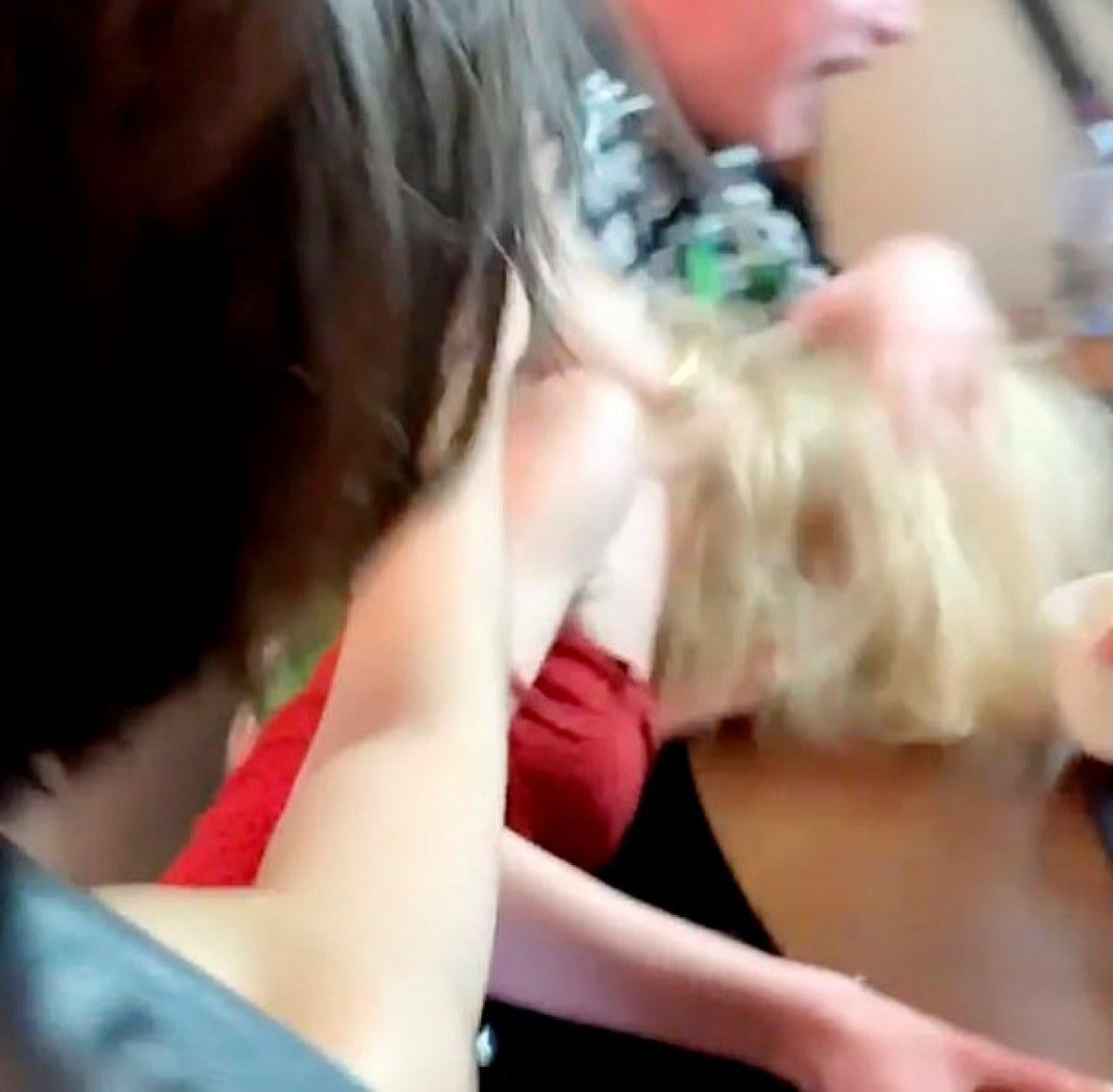 Rus kadına canlı yayında şiddet