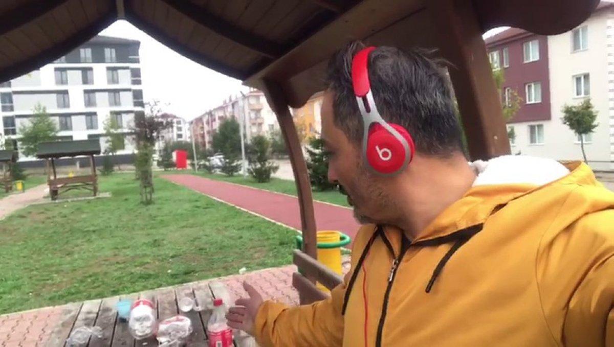 Bolu’da çöplerini bıraktığı parkta cüzdanını unutan gence ibretlik ceza