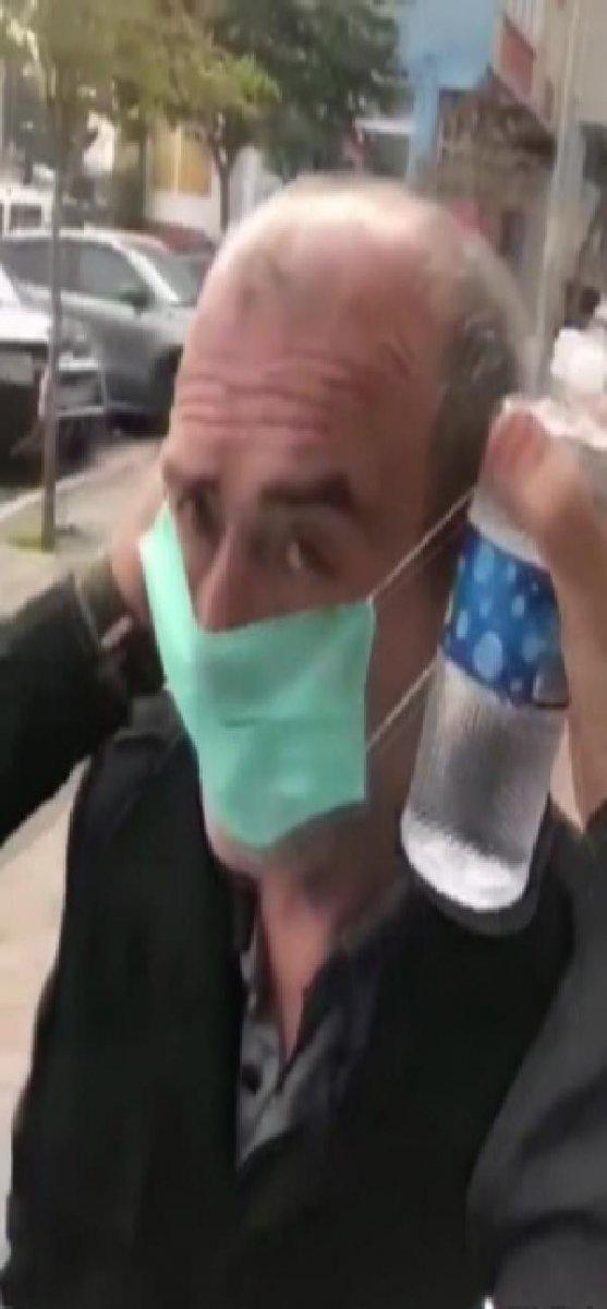 Bağcılar'da yaşlı adama zorla maske takıp kafasına kolonya döken şahsa dava açıldı
