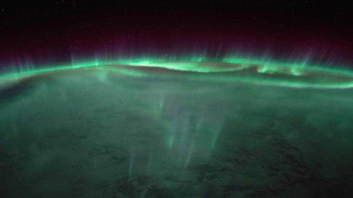Kutup ışıkları uzay