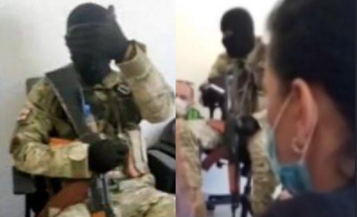 Gürcistan'da banka soygununda rehine krizi