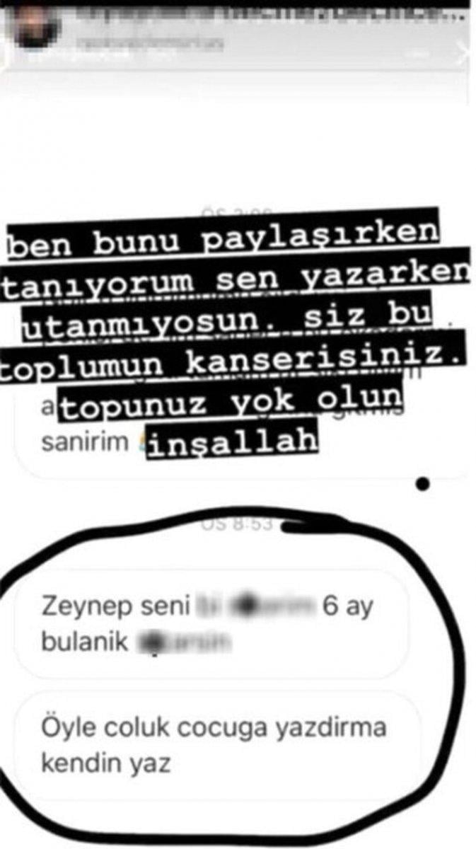 Zeynep Koçak, erkek takipçisinin müstehcen mesajını ifşa etti