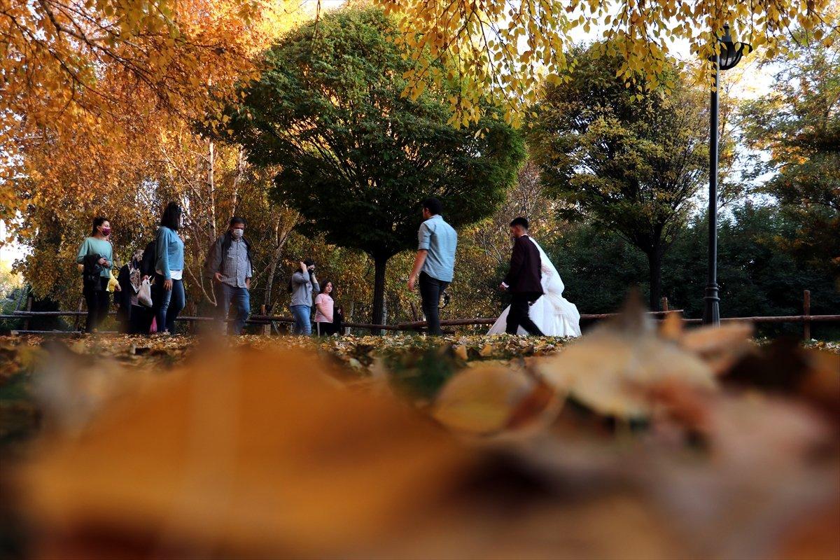 Ata Botanik Park'ında sonbahar renkleri