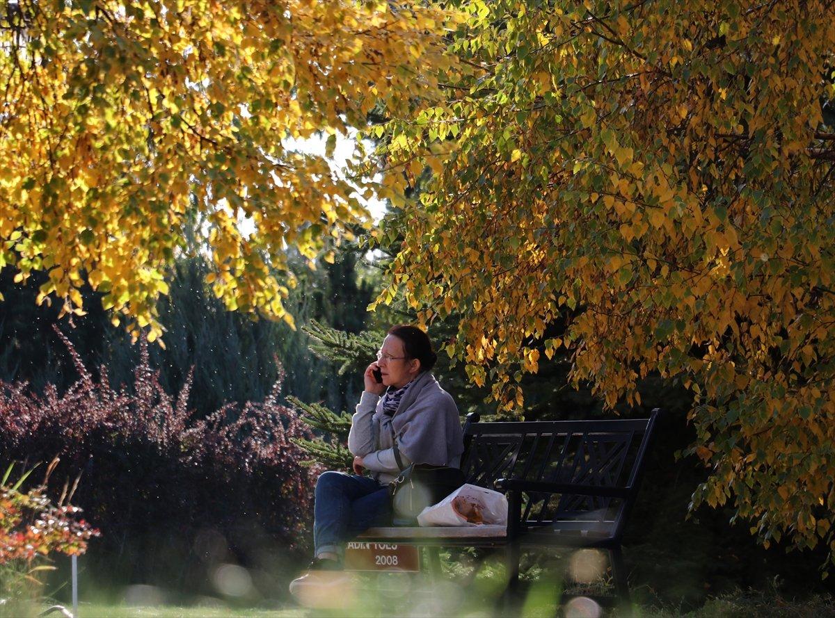 Ata Botanik Park'ında sonbahar renkleri