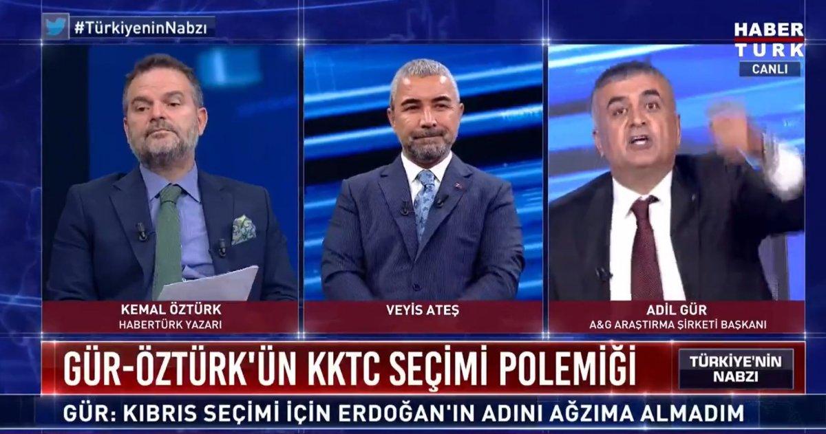 Kemal Öztürk ile Adil Gür arasında KKTC seçimi tartışması