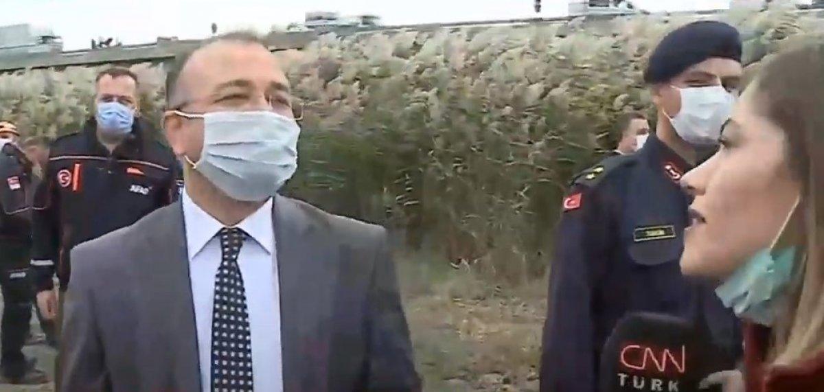 Büyükçekmece Kaymakamı, ismini yanlış söyleyen CNN Türk muhabirine konuşmadı