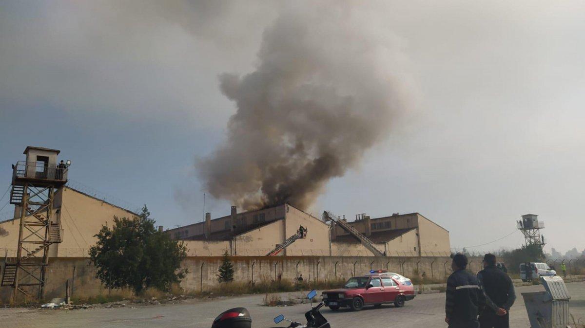 Kütahya Cezaevi'nde yangın çıktı