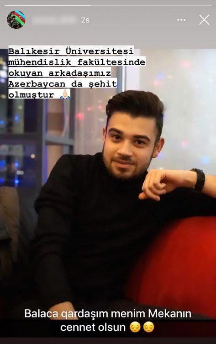 Okulu bırakıp cepheye giden Mammadagha Safarov, şehit oldu