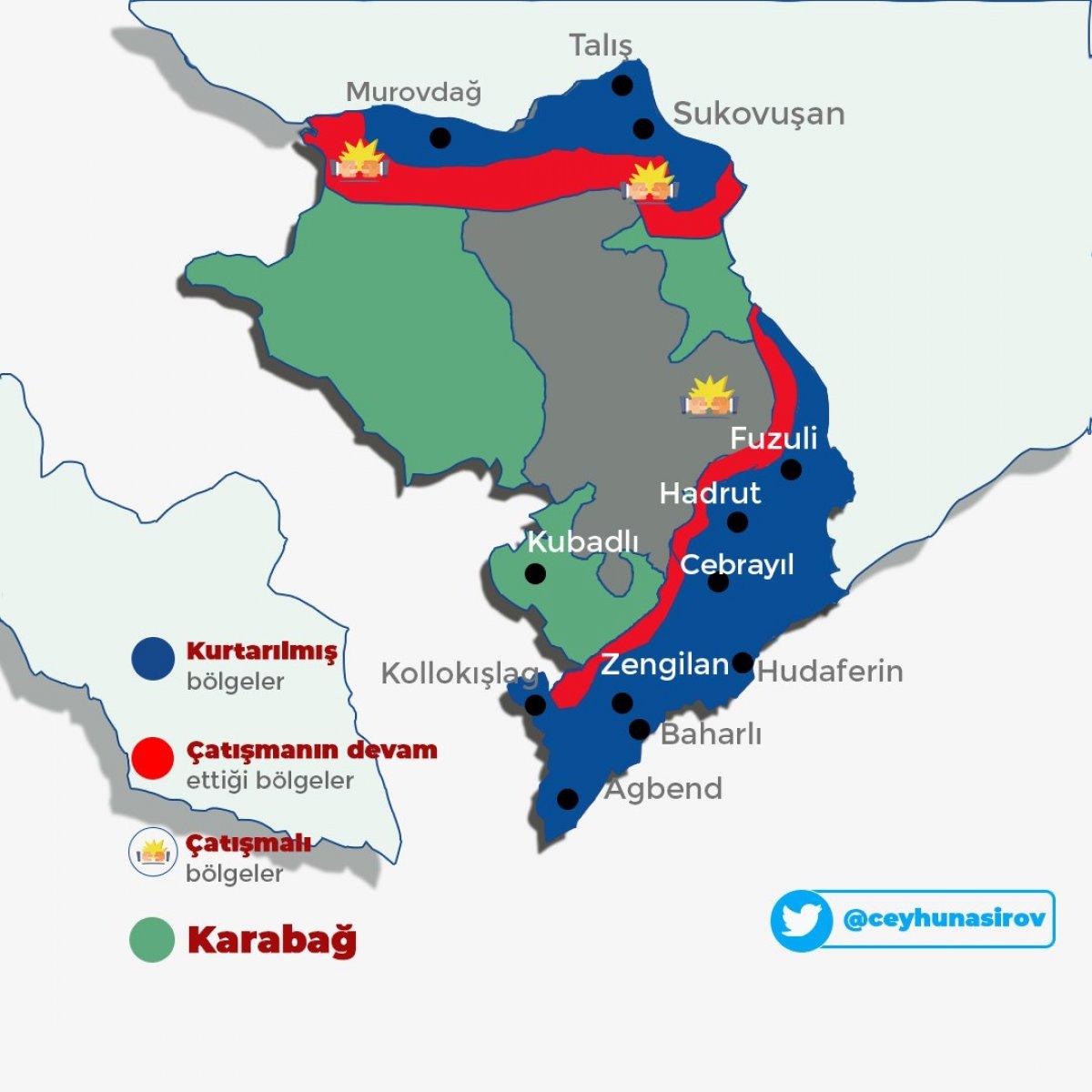 Azerbaycan ordusu, Hilal Taktiği'ni kullanarak ilerliyor