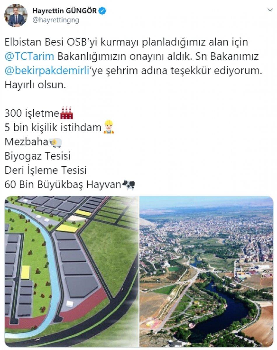 Kahramanmaraş’a Hayrettin Güngör önderliğinde Besi OSB geliyor