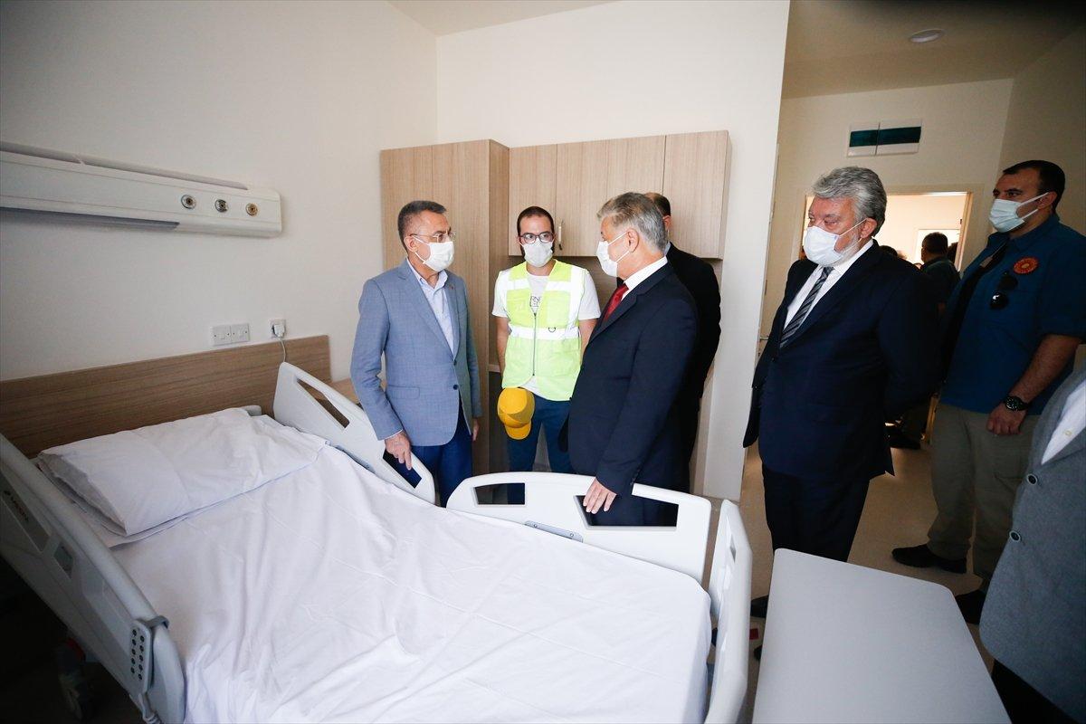 Fuat Oktay, KKTC Acil Durum Hastanesi'ni inceledi