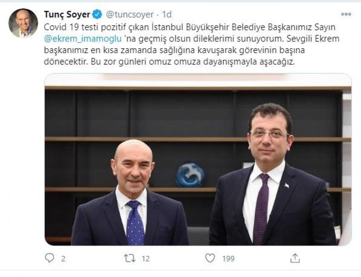Ekrem İmamoğlu'nun koronavirüs testi pozitif çıktı