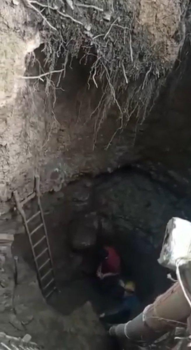 Kocaeli'de kaçak kazı yapanlar kuyuda yakalandı