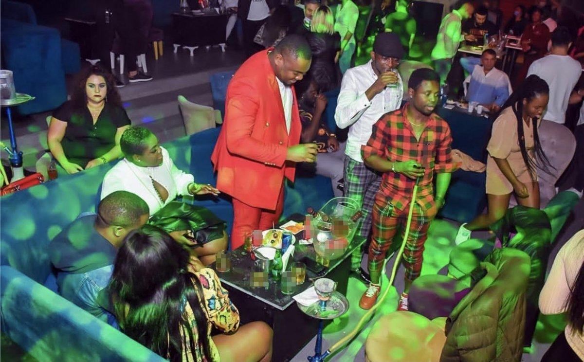 Esenyurt’ta gece kulübünde skandal görüntüler