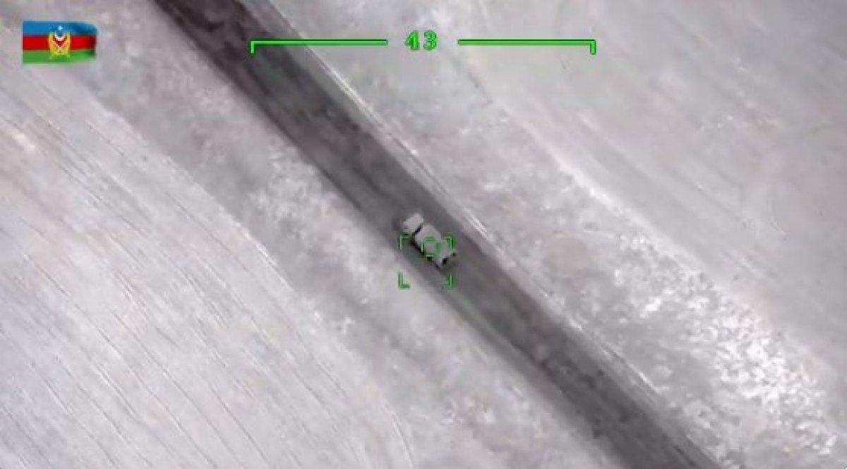 Azerbaycan ordusunun yeni hava harekatı görüntüleri