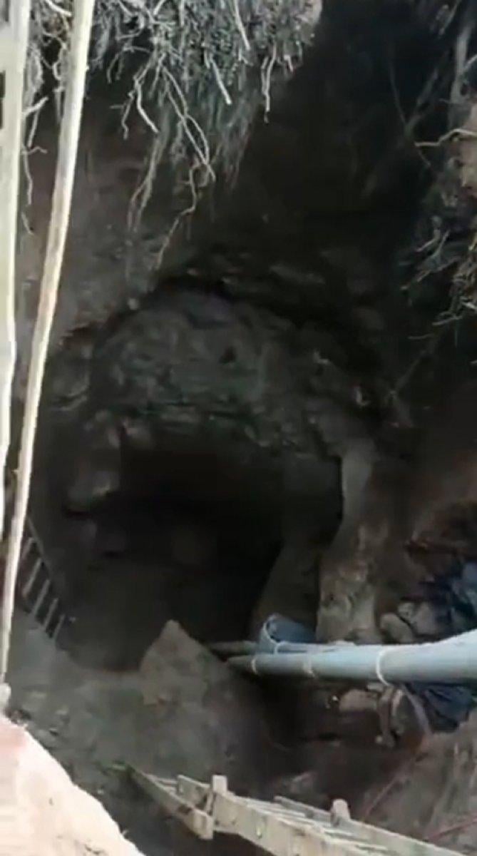 Kocaeli'de kaçak kazı yapanlar kuyuda yakalandı