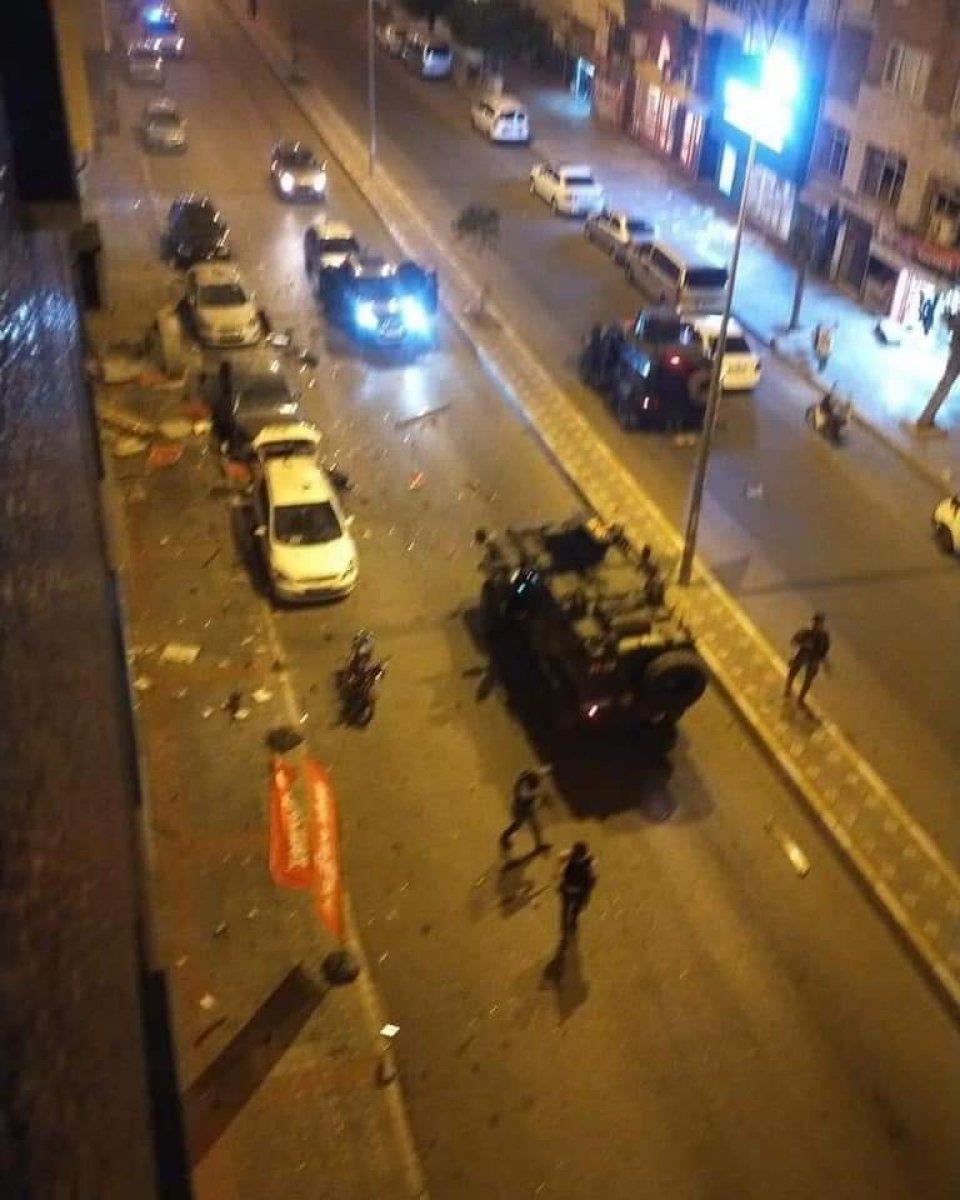 Hatay'da patlama sonrası görüntüler