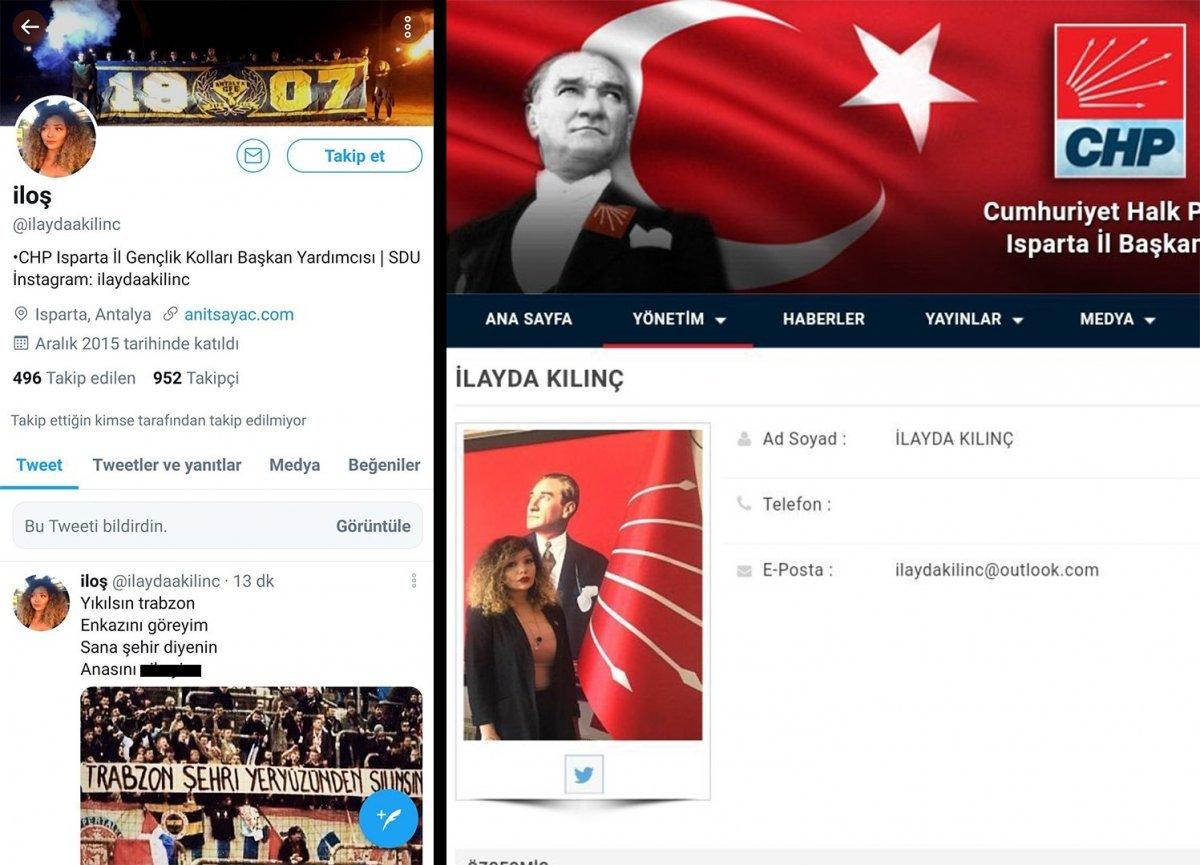 CHP'li Gençlik Kolları Başkan Yardımcısı İlayda Kılınç, görevinden alındı