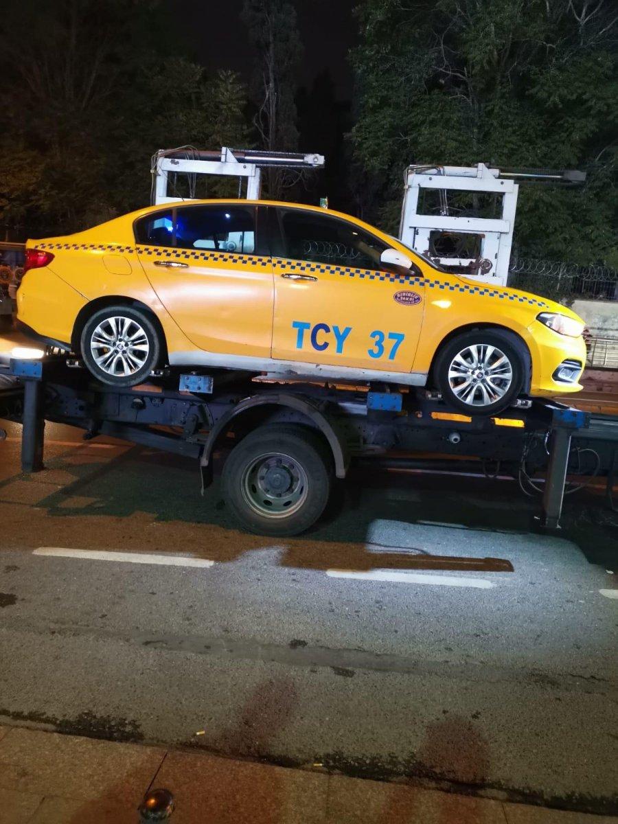 İstanbul'da taksicilere yönelik denetim yapıldı