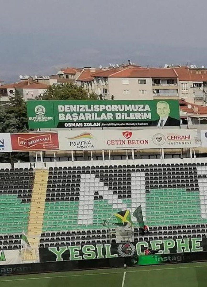 Denizlispor stadı bölüp locaya çevirdi