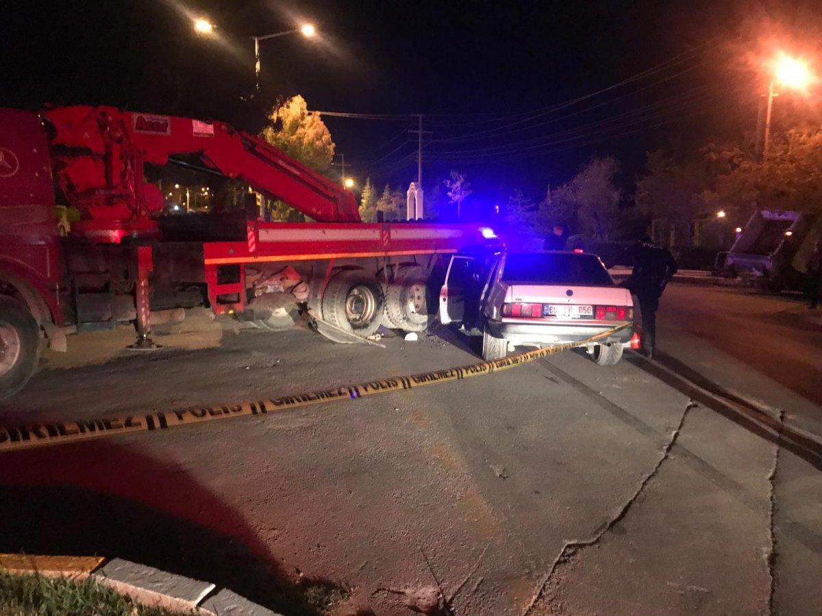 Aksaray'da polisin dur ihtarına uymayan sürücü öldü