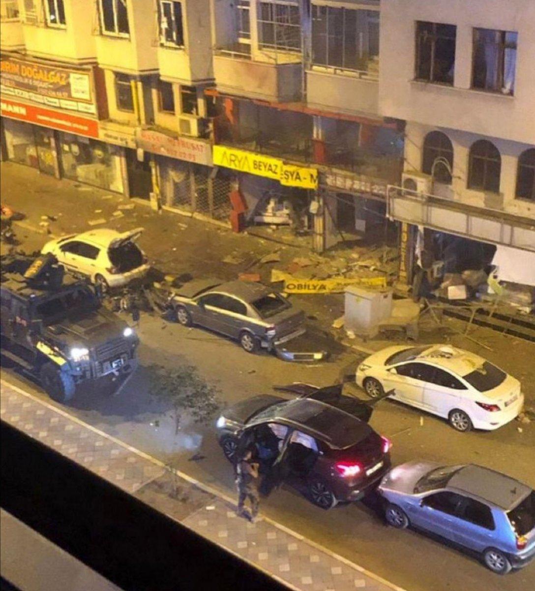 Hatay'da patlama sonrası görüntüler