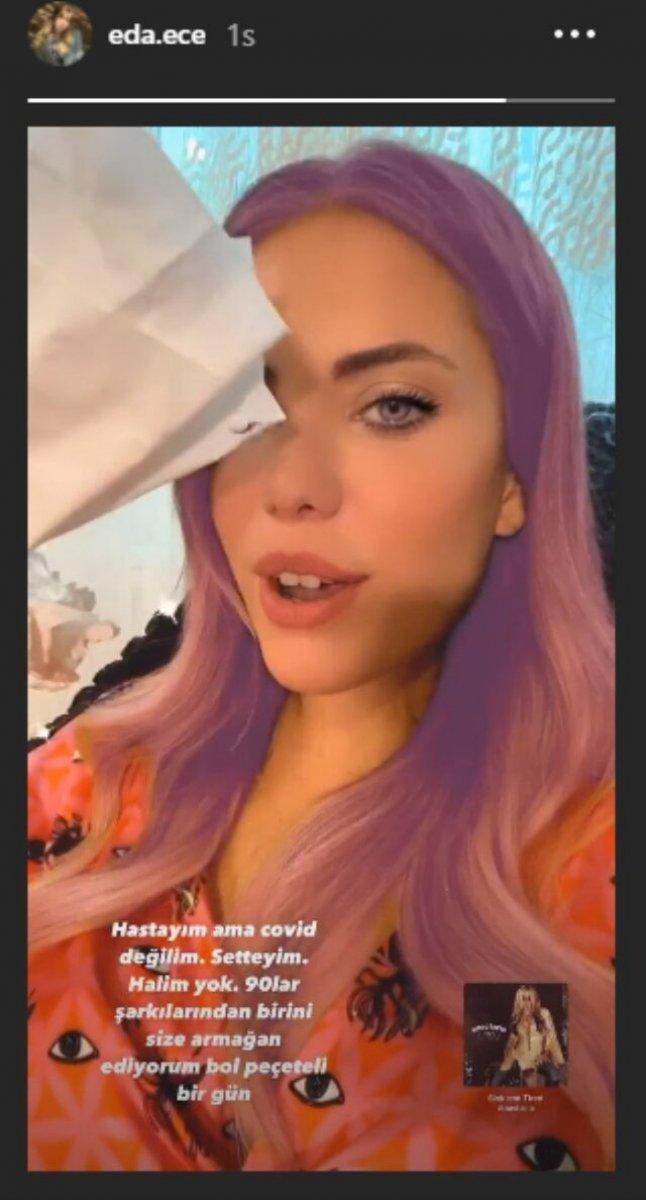 Eda Ece'nin koronavirüs test sonucu belli oldu