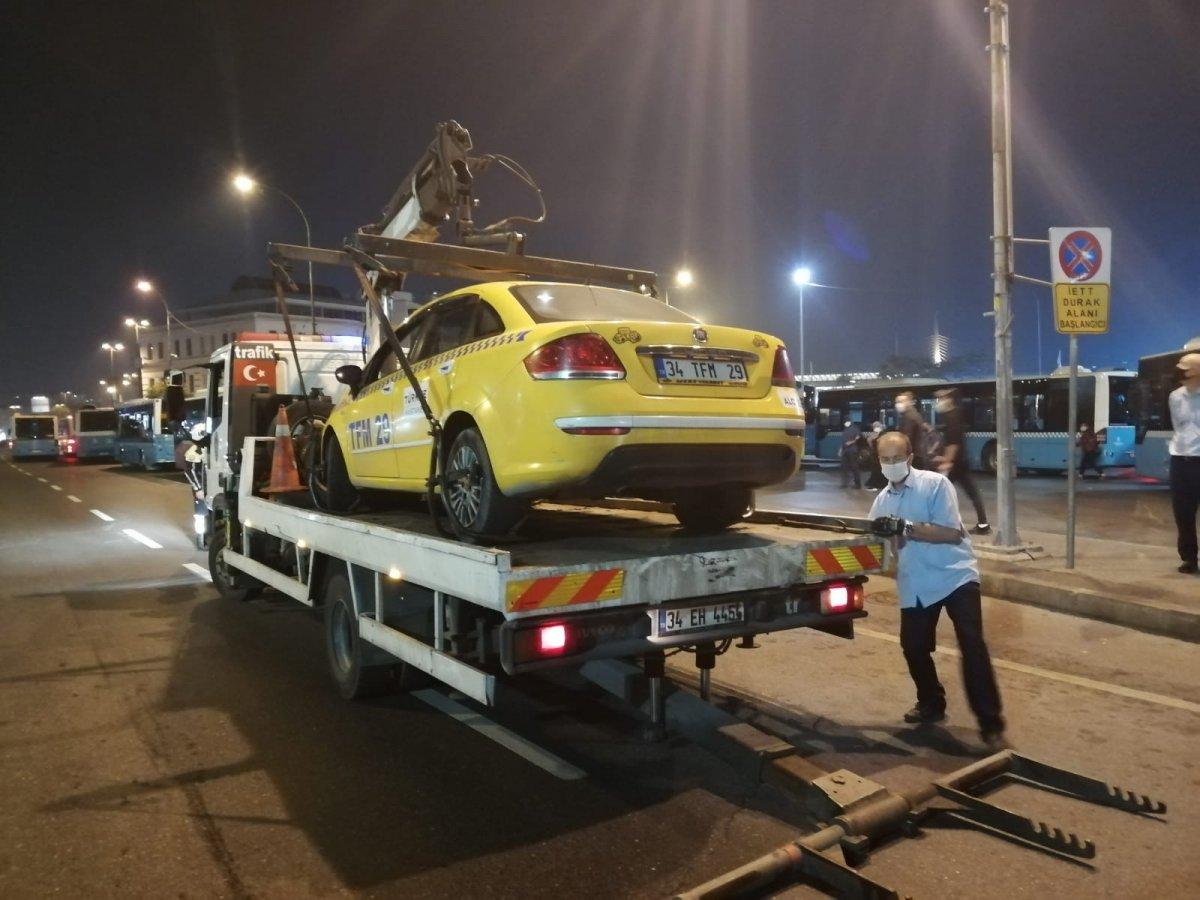 İstanbul'da taksicilere yönelik denetim yapıldı