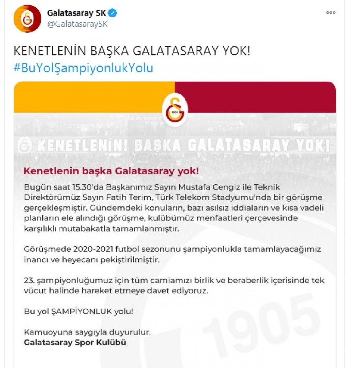 Fatih Terim: Her şey yolunda